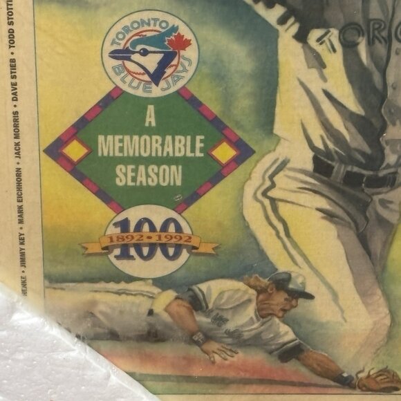 Toronto Blue Jays 1992 Season World Series Championship Toronto Star Wall Plaque - Picture 13 of 16